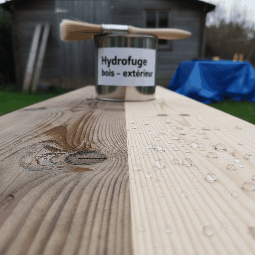 Application hydrofuge bois