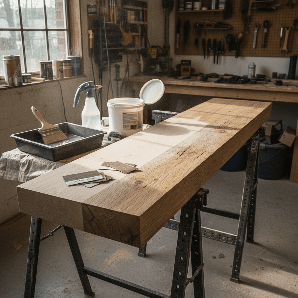 Application hydrofuge sur bois