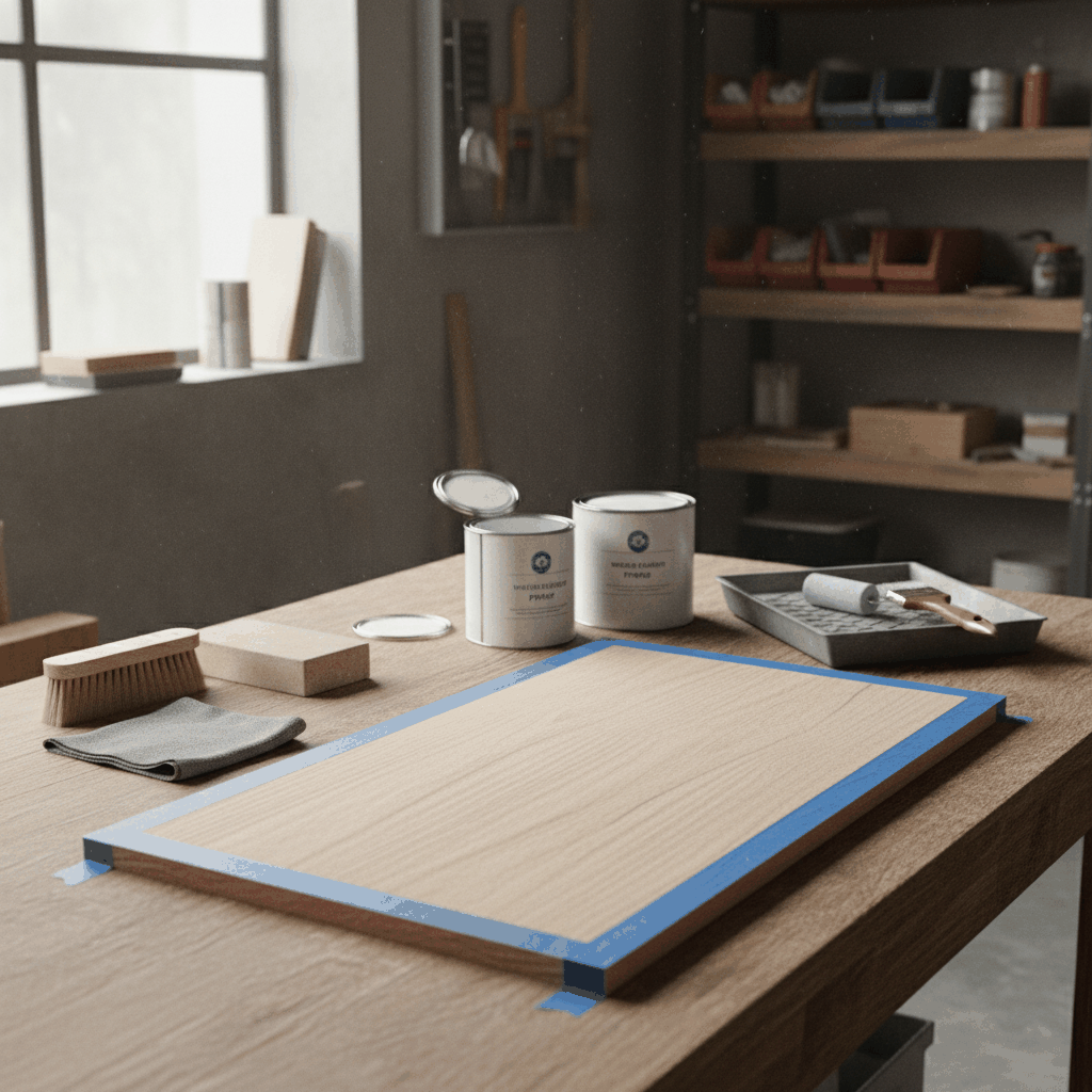 Application peinture microporeuse bois