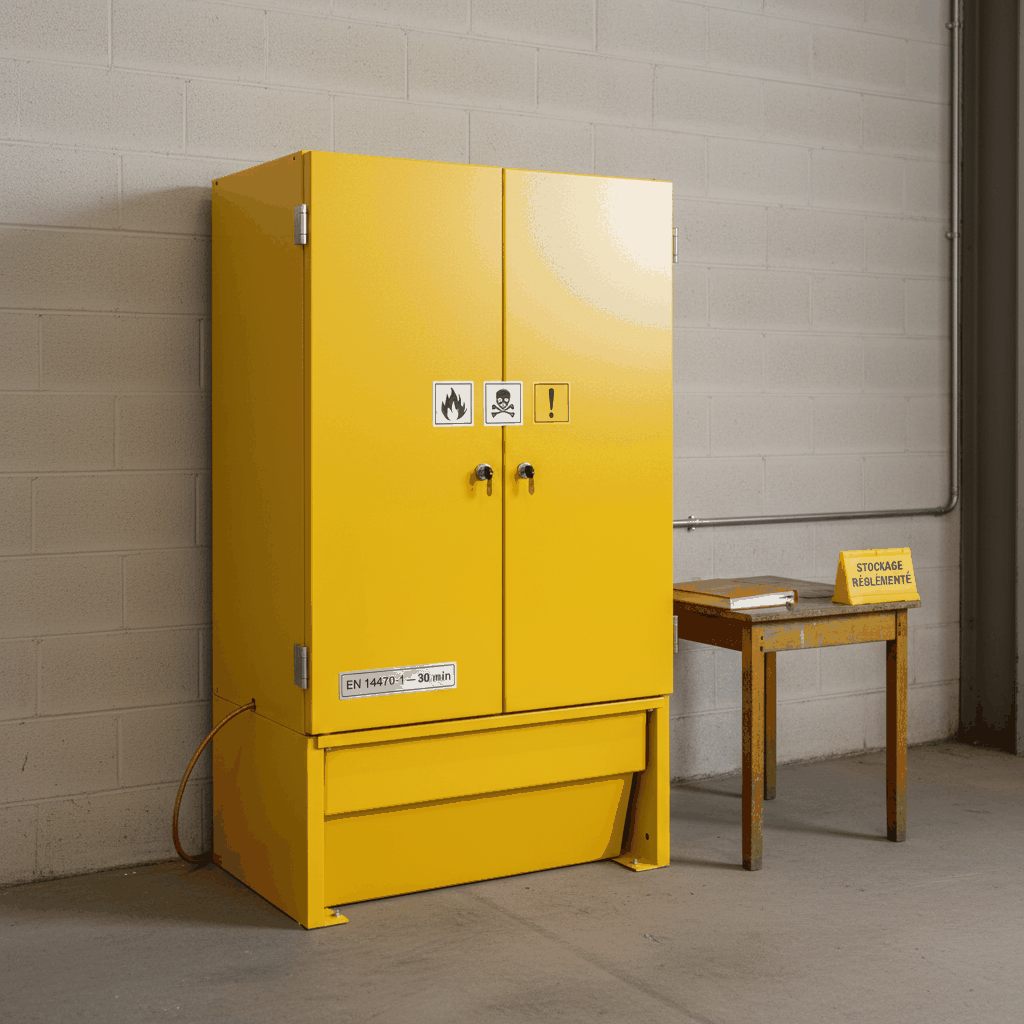 Armoire sécurité produits chimiques