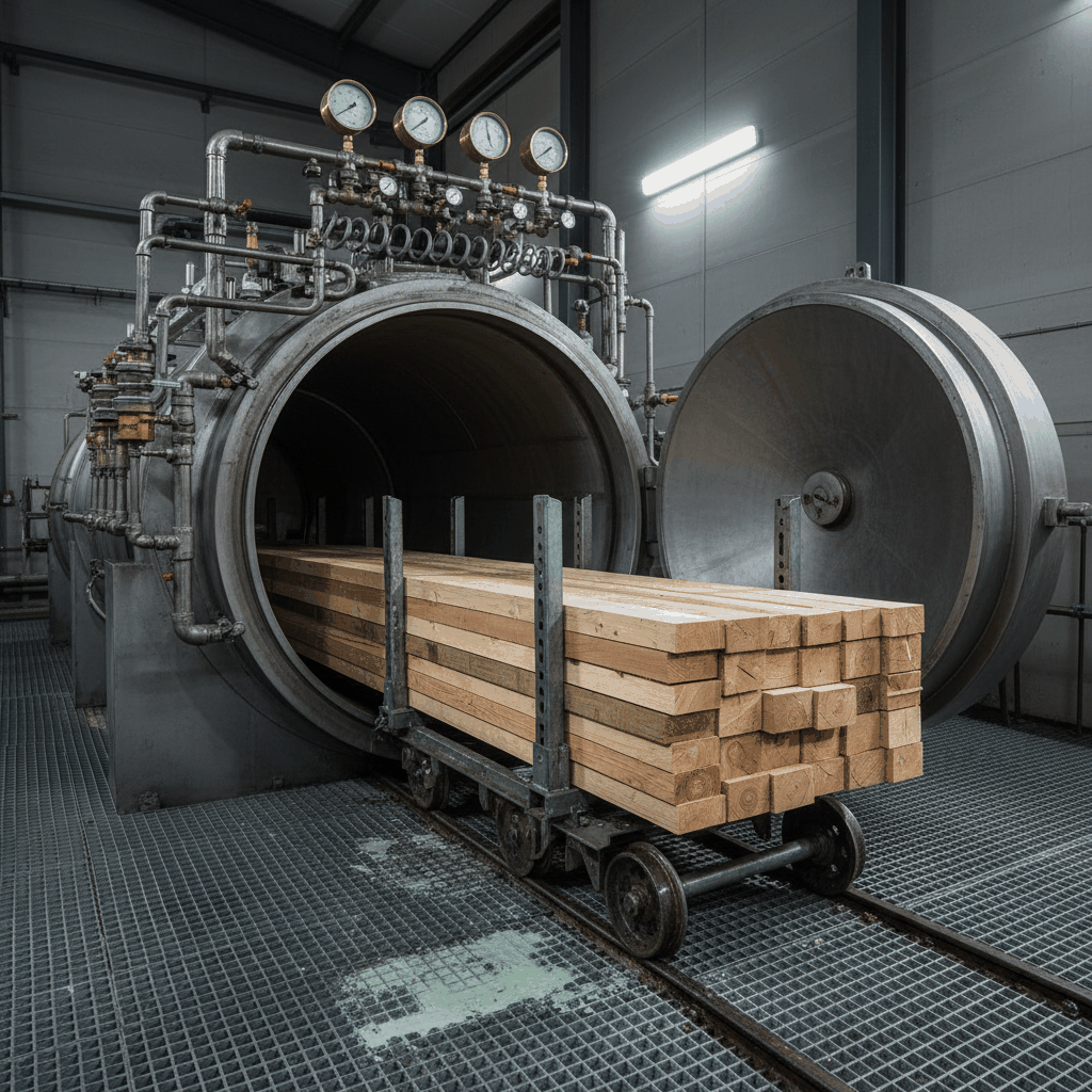 Autoclave traitement bois