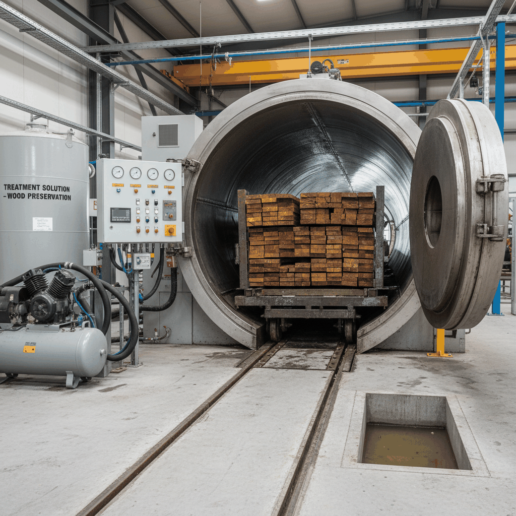 Autoclave traitement bois