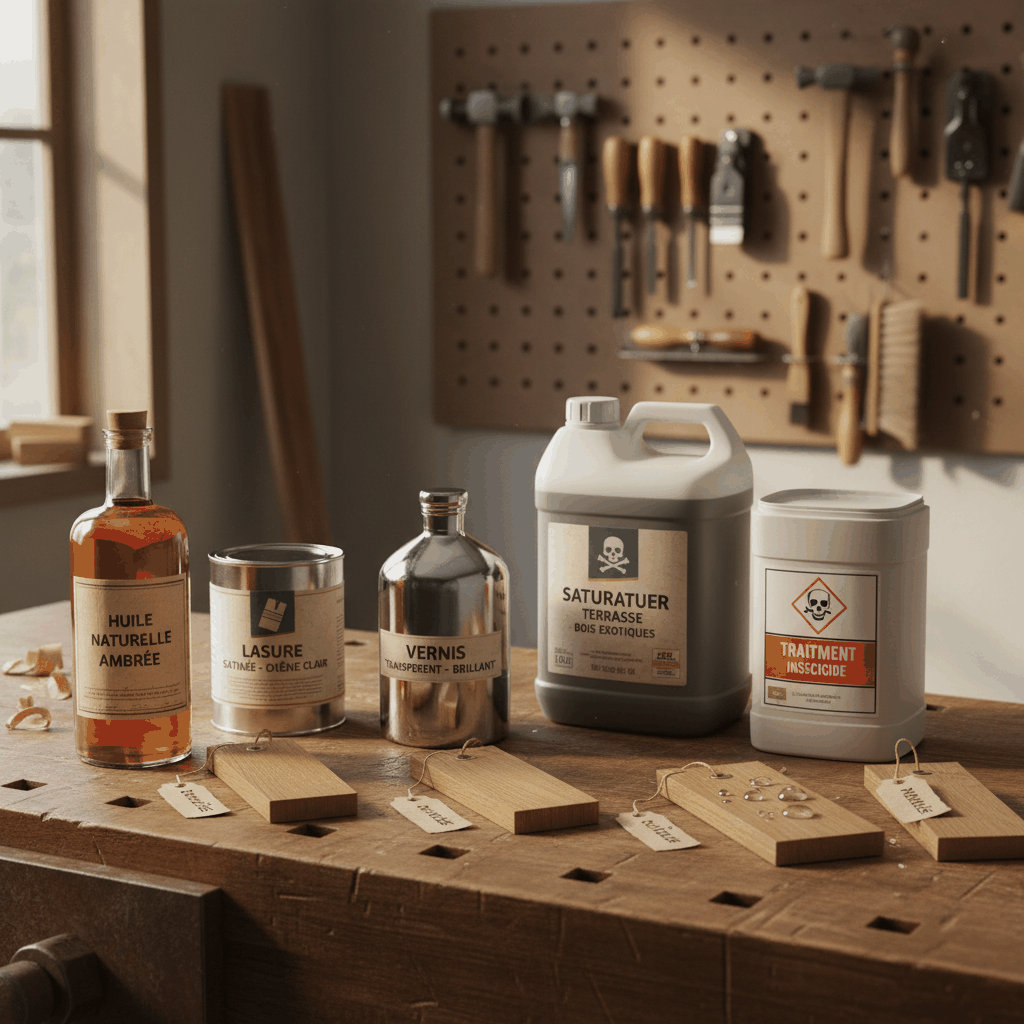 Comparatif produits traitement bois