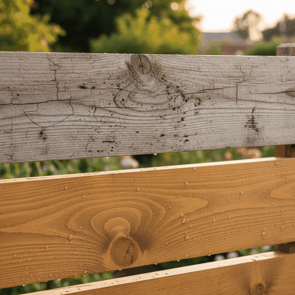 Effets des UV sur le bois extérieur