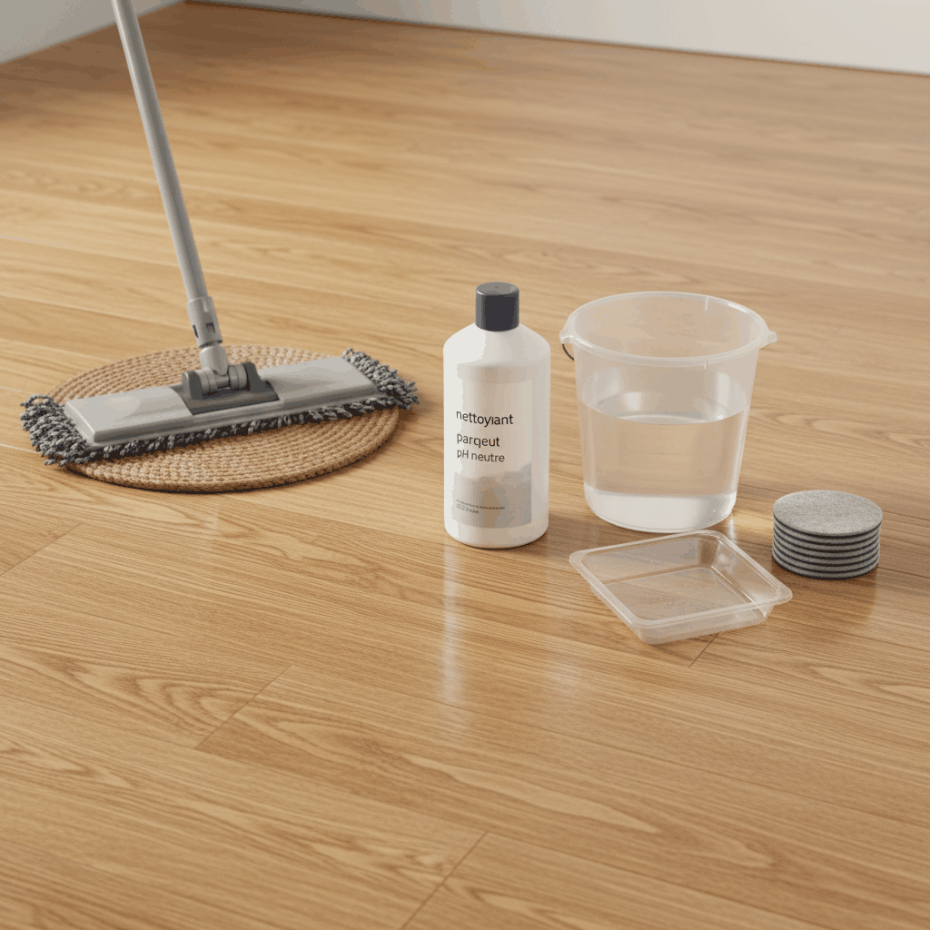 Entretien plancher bois traité