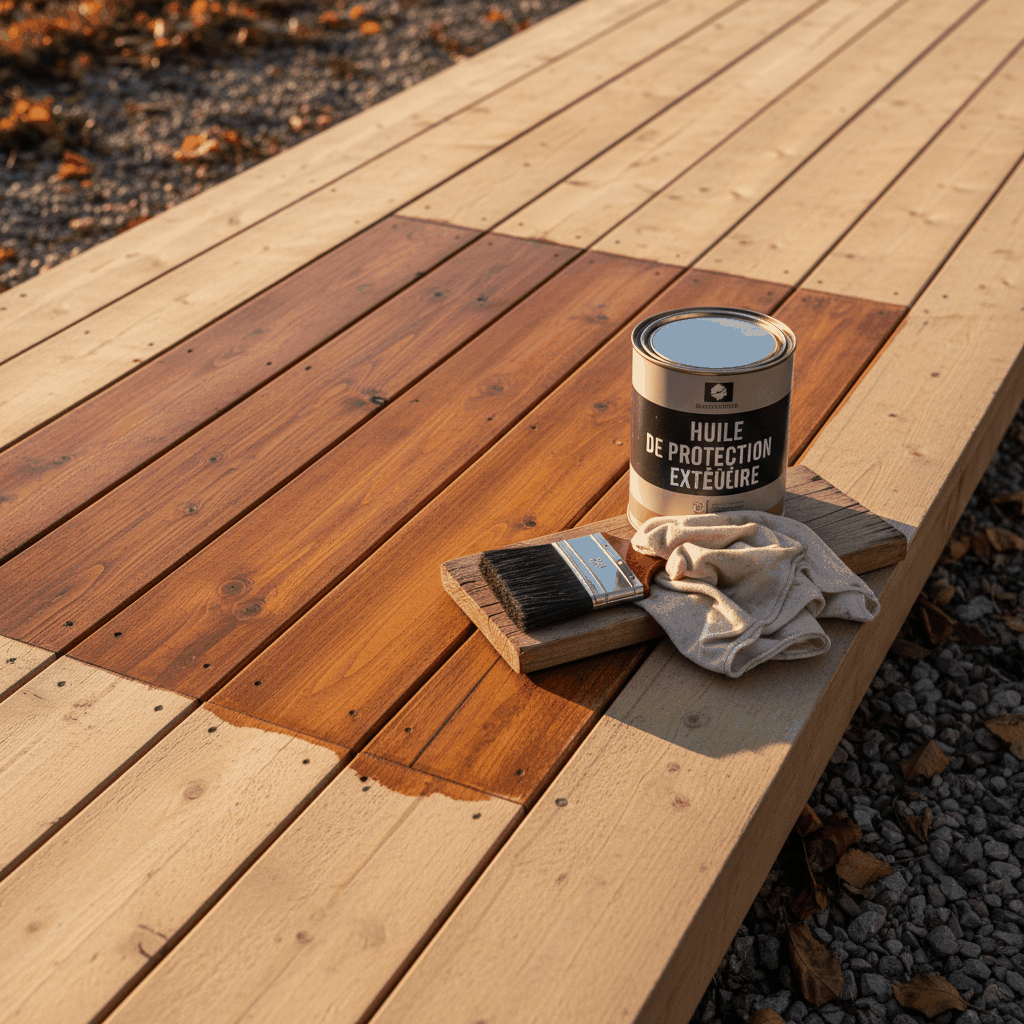 Huile terrasse bois