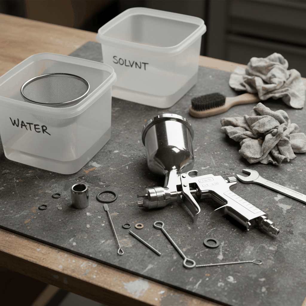 Nettoyage pistolet basse pression