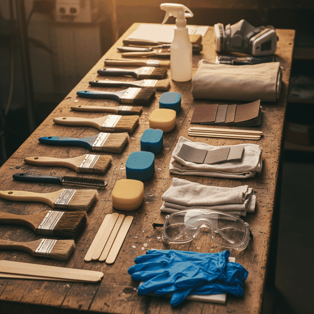 Outils entretien bois