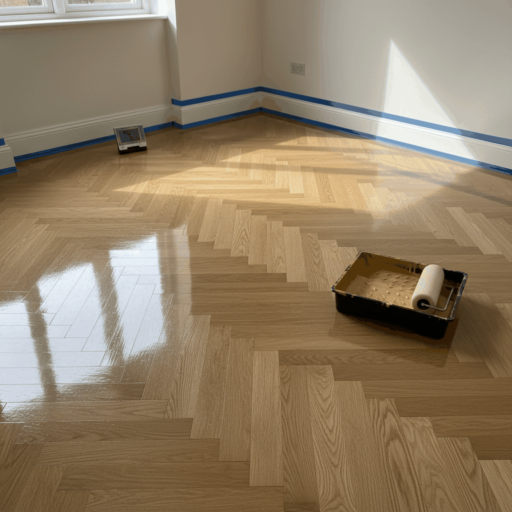 Parquet verni haute résistance