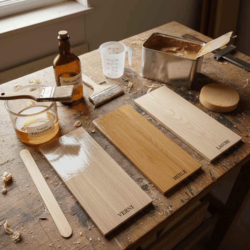 Produits de finition après ponçage
