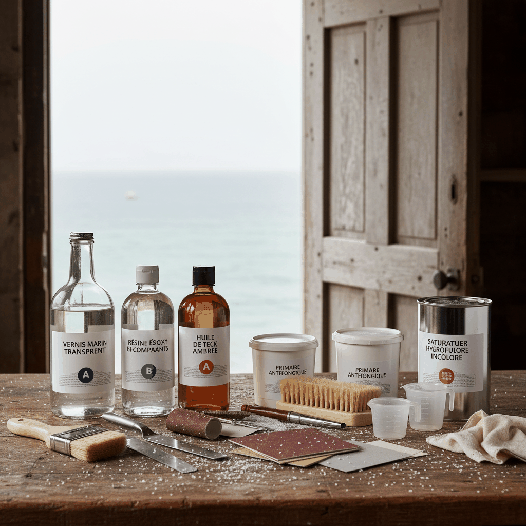 Produits marins bois sélection