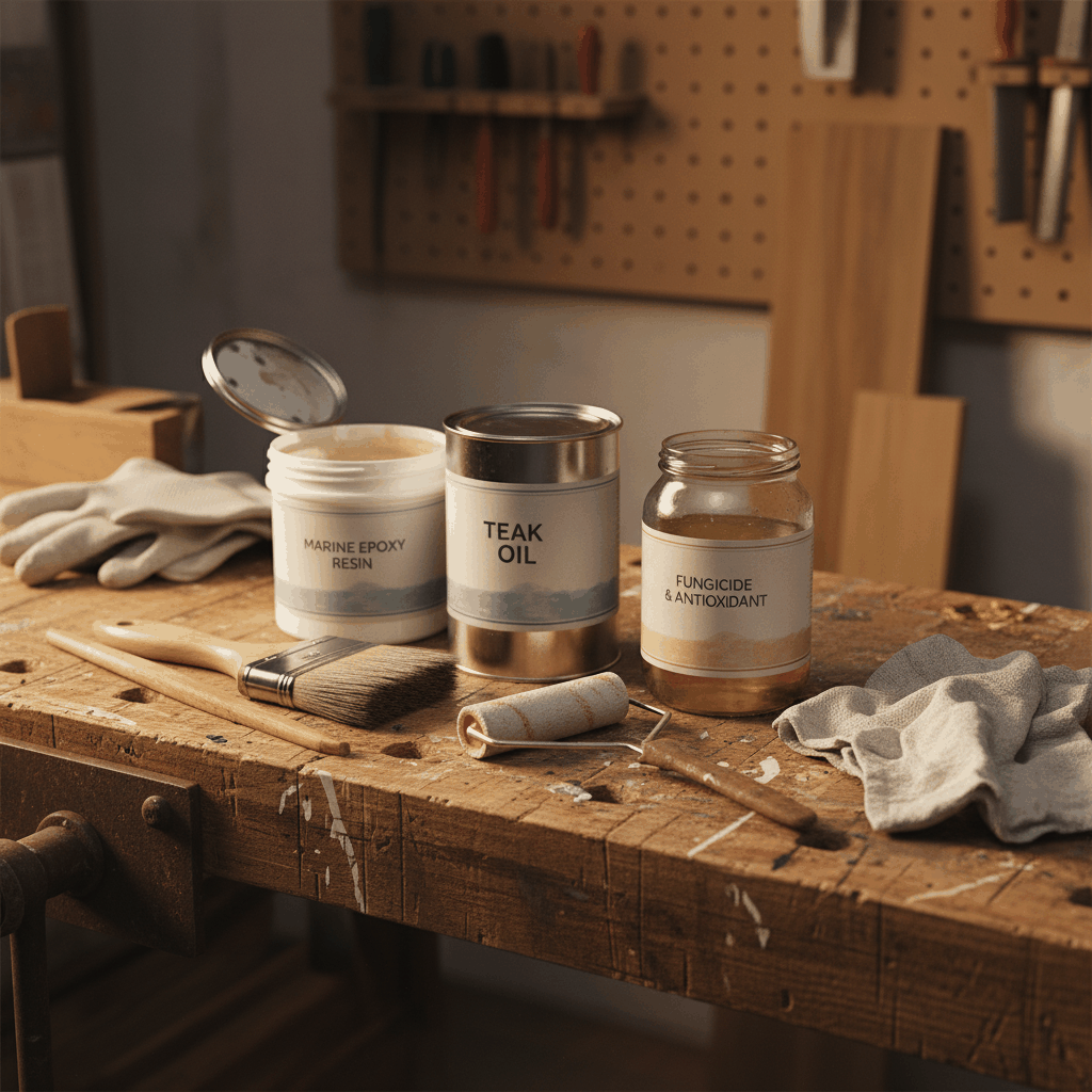 Produits traitement bois marin