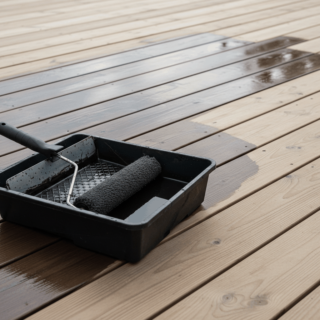 Rouleau pour grandes surfaces bois