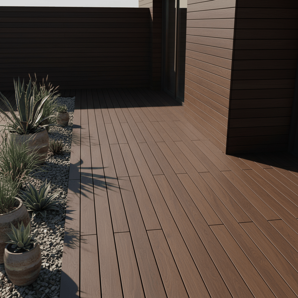 Terrasse bois traité thermiquement