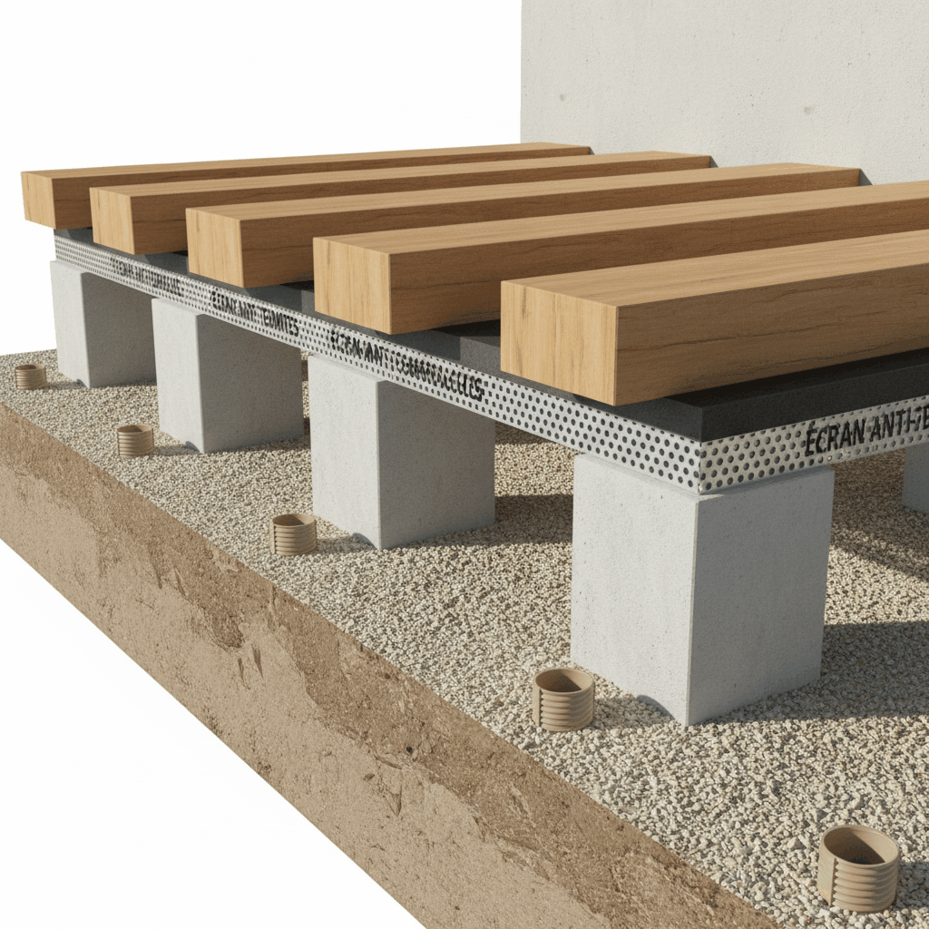 Protection anti-termites du bois
