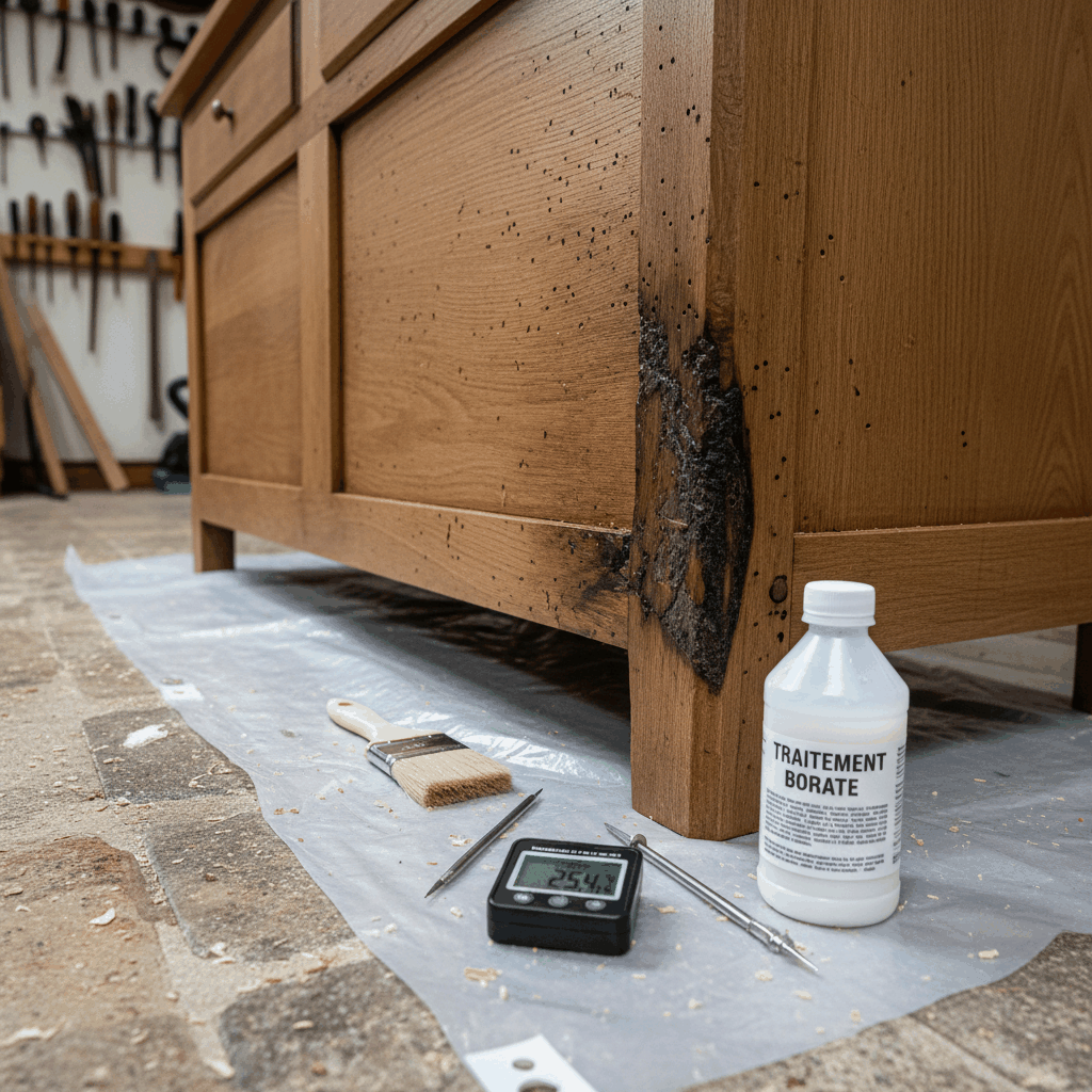 Traitement humidité et insectes mobilier
